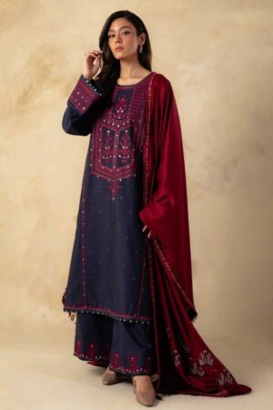 ZARA SHAH JAHAN |3PC EMBROIDERED SHIRT| A # 33045