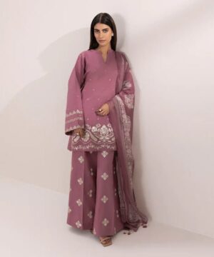 SAPPHIRE- 3PC LAWN EMBROIDERED SHIRT| A # 3620