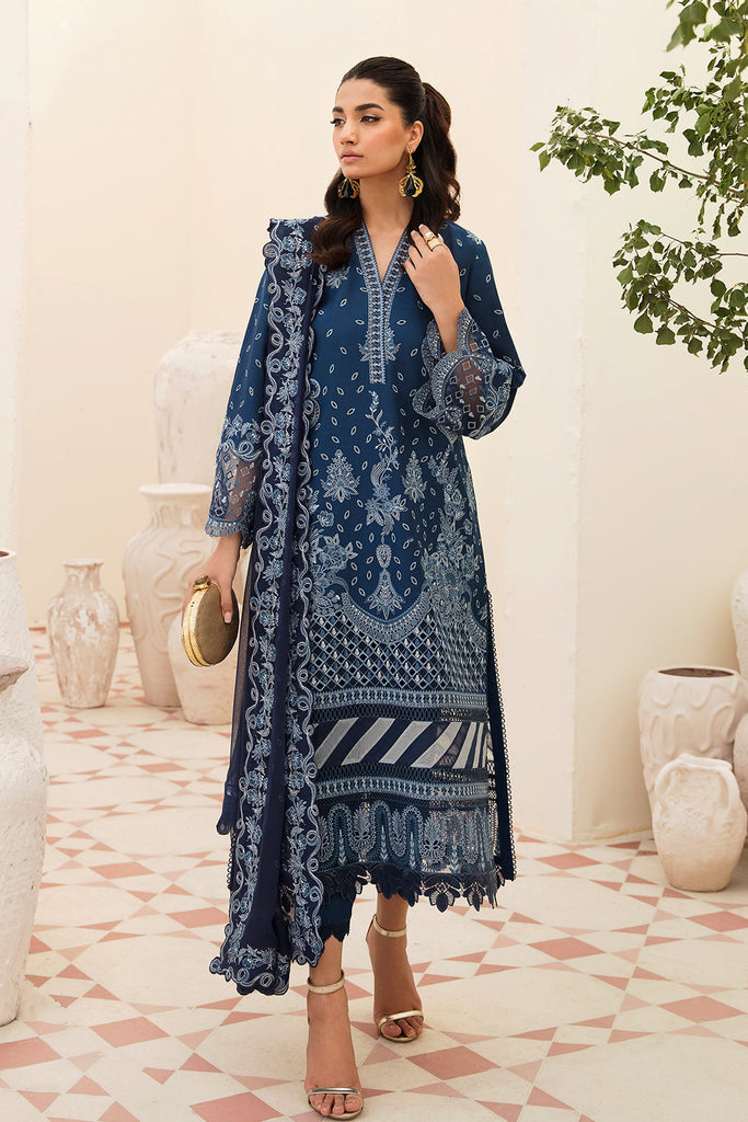 3 PIECE - EMBROIDERED LAWN SUIT - UNSTITCHED