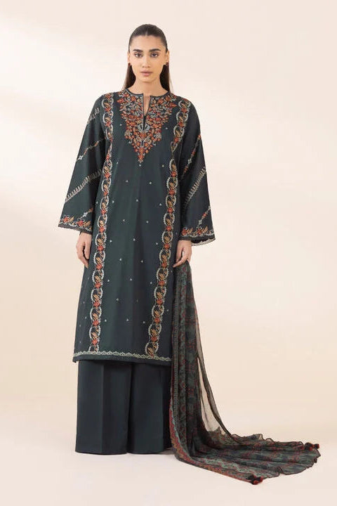 3 PIECE – EMBROIDERED LAWN – UNSTITCHED – 36051