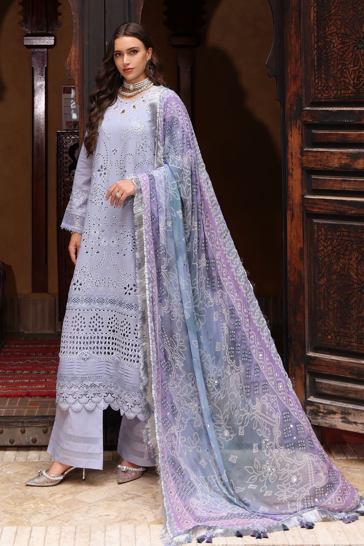 3 PIECE – EMBROIDERED LAWN – UNSTITCHED – 37009