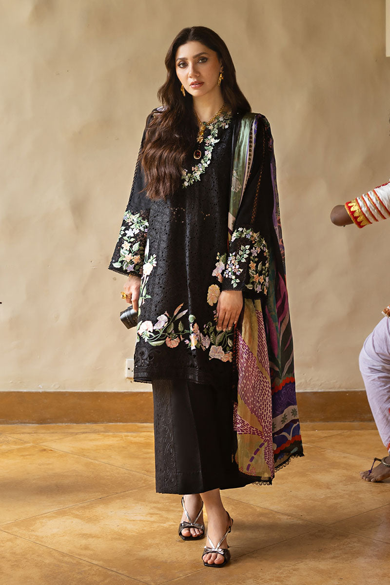 3 PIECE – EMBROIDERED LAWN – UNSTITCHED – 37019